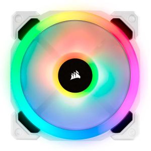 Ventoinha Corsair LL120 RGB Branca 2018, 120mm, CO-9050091-WW | Pichau