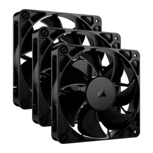 Kit Ventoinhas Corsair RS120, 3x120mm, Preto, CO-9050189-WW Kit Ventoinhas Corsair RS120, 3x120mm, Preto, CO-9050189-WW