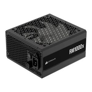 Fonte Corsair RM1000x, 1000W, ATX 3.1, PCIe 5.1, Full-Modular, Cybenetics Gold, Preto, CP-9020271-BR Fonte Corsair RM1000x, 1000W, ATX 3.1, PCIe 5.1, Full-Modular, Cybenetics Gold, Preto, CP-9020271-BR