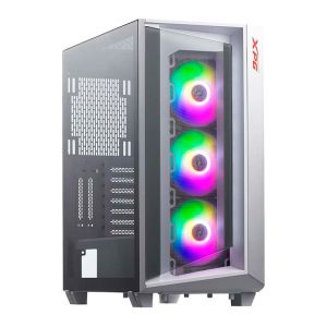 Gabinete Gamer XPG Cruiser, Mid-Tower, Lateral de Vidro, Com 3 Fans, ARGB, Branco, CRUISERST-WHCWW Gabinete Gamer XPG Cruiser, Mid-Tower, Lateral de Vidro, Com 3 Fans, ARGB, Branco, CRUISERST-WHCWW