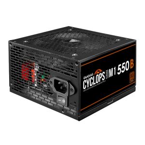 Fonte Gamdias Cyclops M1-550B, 550W, 80 Plus Bronze, Preto, CYCLOPS-M1-550B Fonte Gamdias Cyclops M1-550B, 550W, 80 Plus Bronze, Preto, CYCLOPS-M1-550B