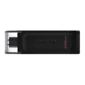 Pen Drive Kingston Datatraveler 70, 256GB, USB-C, Preto, DT70-256GB Pen Drive Kingston Datatraveler 70, 256GB, USB-C, Preto, DT70-256GB