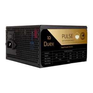 Fonte Duex Pulse Pro, 850W, ATX 3.1, Full-Modular, Cybenetics Gold, PCIe 5.1, Preto, DXFOPRO850WG3 Fonte Duex Pulse Pro, 850W, ATX 3.1, Full-Modular, Cybenetics Gold, PCIe 5.1, Preto, DXFOPRO850WG3