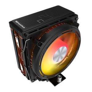 Cooler Para Processador Aigo DarkFlash E400, ARGB, 120mm, Preto, E400-BK Cooler Para Processador Aigo DarkFlash E400, ARGB, 120mm, Preto, E400-BK