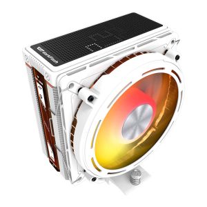 Cooler Para Processador Aigo DarkFlash E400, ARGB, 120mm, Branco, E400-WH Cooler Para Processador Aigo DarkFlash E400, ARGB, 120mm, Branco, E400-WH