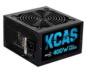 Fonte AeroCool KCAS 400W White Full Range 80 Plus, KCAS-400W Fonte AeroCool KCAS 400W White Full Range 80 Plus, KCAS-400W
