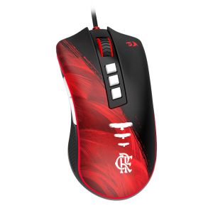 Mouse Gamer Redragon Flamengo Attack, 12400DPI, 8 Botoes, Preto e Vermelho, FL711 Mouse Gamer Redragon Flamengo Attack, 12400DPI, 8 Botoes, Preto e Vermelho, FL711