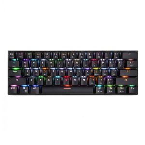 Teclado Mecanico Motospeed CK62 Preto RGB Switch Azul Bluetooth