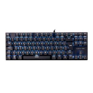 Teclado Mecanico Force One Atlas TKL, 80%, Led Branco, ABNT2, Preto, FR.TC.TK.01 Teclado Mecanico Force One Atlas TKL, 80%, Led Branco, ABNT2, Preto, FR.TC.TK.01