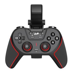 Controle Redragon Sempiten, Com Suporte Para Celular, Bluetooth, Preto e Vermelho, G712 Controle Redragon Sempiten, Com Suporte Para Celular, Bluetooth, Preto e Vermelho, G712