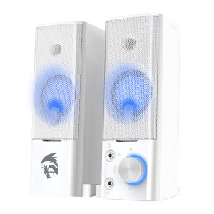 Caixa de Som Gamer Redragon Orpheus, 6W RMS, P2/USB, Branco, GS550W Caixa de Som Gamer Redragon Orpheus, 6W RMS, P2/USB, Branco, GS550W