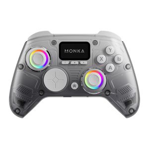 Controle Gamer Marvo Monka, Para PC/PS4/Android/IOS/Switch, Wireless, Preto, GT-86 Controle Gamer Marvo Monka, Para PC/PS4/Android/IOS/Switch, Wireless, Preto, GT-86