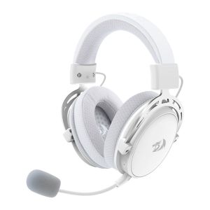 Headset Redragon Cragblade Pro, Som 7.1 Surround, Drivers 50mm, Bluetooth, Branco, H541W-PRO Headset Redragon Cragblade Pro, Som 7.1 Surround, Drivers 50mm, Bluetooth, Branco, H541W-PRO