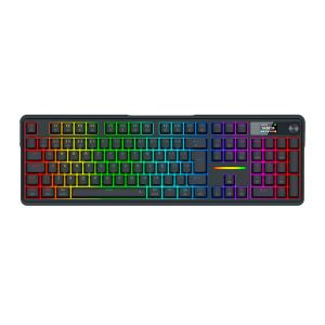 Teclado Mecanico Gamer Redragon Terraflare Pro, RGB, Tri-Mode, Switch Mint Mambo, Preto, K762RGB-PRO Teclado Mecanico Gamer Redragon Terraflare Pro, RGB, Tri-Mode, Switch Mint Mambo, Preto, K762RGB-PRO