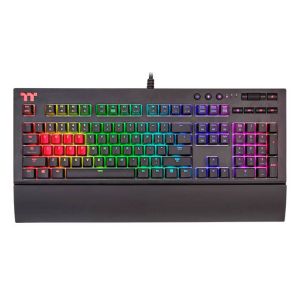 Teclado mecânico RGB para jogos Teclado Mecanico Thermaltake X1 RGB Switch Cherry MX RGB Blue, KB