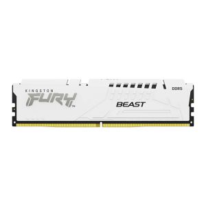 Memoria Kingston Fury Beast, 16GB (1x16GB), DDR5, 6000MHz, C36, Branco, KF560C36BWE2-16 Memoria Kingston Fury Beast, 16GB (1x16GB), DDR5, 6000MHz, C36, Branco, KF560C36BWE2-16
