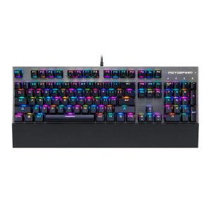 Teclado Mecanico Motospeed CK108, RGB, Switch Preto, Preto, KG-CK108-BK-BK-WW Teclado Mecanico Motospeed CK108, RGB, Switch Preto, Preto, KG-CK108-BK-BK-WW