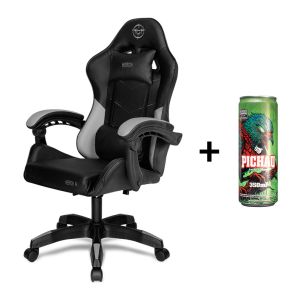 Cadeira Gamer TGT Heron M, Preto + Energetico Pichau Maca Verde Cadeira Gamer TGT Heron M, Preto + Energetico Pichau Maca Verde