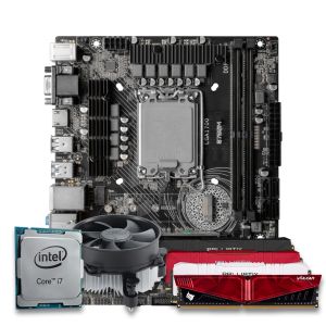 Pichau Kit Upgrade, Intel i7-14700F, B760M DDR4, 16GB DDR4, Cooler