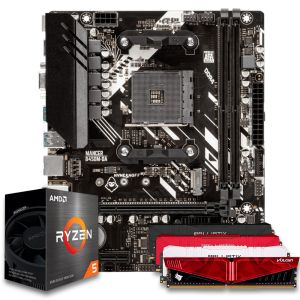Pichau Kit Upgrade, AMD Ryzen 5 5500F, B450M, 8GB DDR4 Pichau Kit Upgrade, AMD Ryzen 5 5500F, B450M, 8GB DDR4