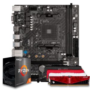 Pichau Kit Upgrade, AMD Ryzen 5 5500F, A520M, 8GB DDR4 Pichau Kit Upgrade, AMD Ryzen 5 5500F, A520M, 8GB DDR4