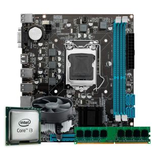 Pichau Kit, Intel Core i3-3240T, H61 DDR3, 8GB Pichau Kit, Intel Core i3-3240T, H61 DDR3, 8GB