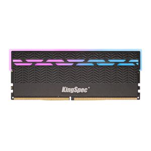 Memoria Kingspec, RGB, 16GB (1x16GB), DDR4, 3200MHz, Preta, KS3200D4R13516G Memoria Kingspec, RGB, 16GB (1x16GB), DDR4, 3200MHz, Preta, KS3200D4R13516G