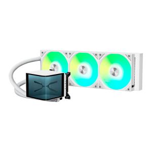 Water Cooler Tryx Panorama SE, ARGB, Display 3D AMOLED 6.7 Pol, 360mm, Branco, L-P360L-AM3M-G0W Water Cooler Tryx Panorama SE, ARGB, Display 3D AMOLED 6.7 Pol, 360mm, Branco, L-P360L-AM3M-G0W