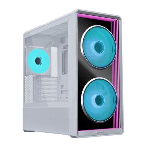 Gabinete Gamer Lian Li Lancool 217 Infinity, Mid-Tower, Lateral de Vidro, Com 3 Fans, Branco, LAN217INFW Gabinete Gamer Lian Li Lancool 217 Infinity, Mid-Tower, Lateral de Vidro, Com 3 Fans, Branco, LAN217INFW