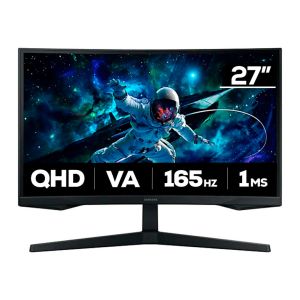 Monitor Gamer Samsung Odyssey G5, 27 Pol, VA, QHD, 1ms, 165Hz, FreeSync, HDMI/DP, LS27CG552ELMZD Monitor Gamer Samsung Odyssey G5, 27 Pol, VA, QHD, 1ms, 165Hz, FreeSync, HDMI/DP, LS27CG552ELMZD
