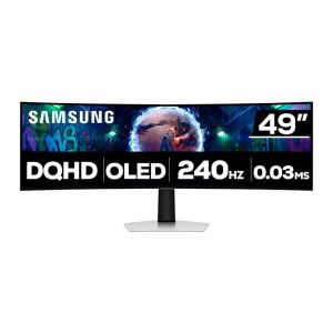 Monitor Gamer Samsumg Odyssey G9, 49 Pol, OLED, DQHD, Curvo, 0.03ms, 240Hz, HDMI/DP, LS49DG930SLMZD Monitor Gamer Samsumg Odyssey G9, 49 Pol, OLED, DQHD, Curvo, 0.03ms, 240Hz, HDMI/DP, LS49DG930SLMZD