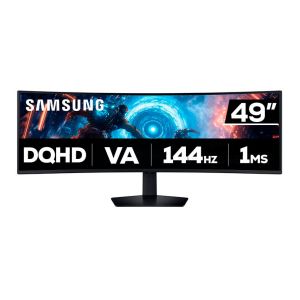 Monitor Gamer Samsung Odyssey G9, 49 Pol, VA, DQHD, Curvo, 1ms, 144Hz, FreeSync Premium Pro, HDMI/DP, LS49FG910ELXZD Monitor Gamer Samsung Odyssey G9, 49 Pol, VA, DQHD, Curvo, 1ms, 144Hz, FreeSync Premium Pro, HDMI/DP, LS49FG910ELXZD