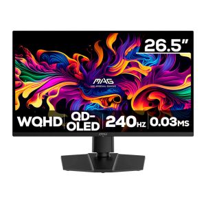 Monitor Gamer MSI MAG 271QP, 26.5 Pol, QD-OLED, WQHD, 0.03ms, 240Hz, FreeSync/G-Sync, HDMI/DP, MAG-271QP-QD-OLED-X24 Monitor Gamer MSI MAG 271QP, 26.5 Pol, QD-OLED, WQHD, 0.03ms, 240Hz, FreeSync/G-Sync, HDMI/DP, MAG-271QP-QD-OLED-X24