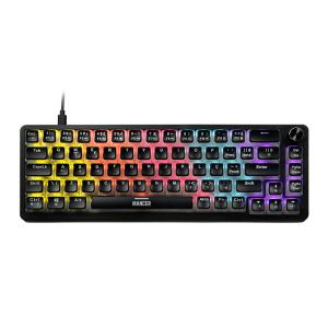 Teclado Mecanico Mancer Black Ghost V3, RGB, Switch Huano Vermelho, Preto, MCR-BKG-RBW03 Teclado Mecanico Mancer Black Ghost V3, RGB, Switch Huano Vermelho, Preto, MCR-BKG-RBW03