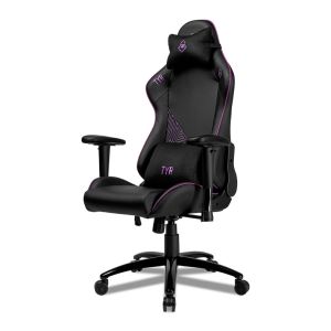 Cadeira Gamer Mancer Tyr Purple Edition, Espuma Moldada, Preta e
