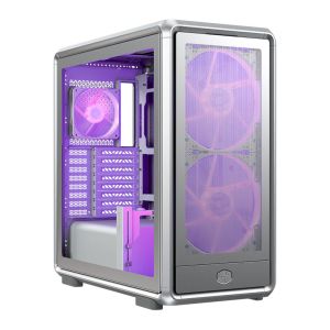 Gabinete Gamer Cooler Master Masterframe 600 Mesh, ARGB, Mid-Tower, Com 3 Fans, Prata, MF600M-SGNN-S01 Gabinete Gamer Cooler Master Masterframe 600 Mesh, ARGB, Mid-Tower, Com 3 Fans, Prata, MF600M-SGNN-S01