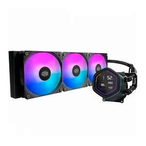 Water Cooler Cooler Master MasterLiquid Core Nex Digital, ARGB, 360mm, Intel-AMD, Preto, MLX-D36M-A18PA-RD Water Cooler Cooler Master MasterLiquid Core Nex Digital, ARGB, 360mm, Intel-AMD, Preto, MLX-D36M-A18PA-RD
