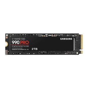 SSD Samsung 990 Pro, 2TB, M.2 2280, PCIe NVMe, Leitura 7450MB/s