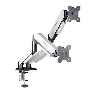 Suporte Articulado Para Dois Monitores Nbjohson GS-MRZ06, 13 Pol a 32 Pol, Branco, NB-GS-MRZ06-WH Suporte Articulado Para Dois Monitores Nbjohson GS-MRZ06, 13 Pol a 32 Pol, Branco, NB-GS-MRZ06-WH