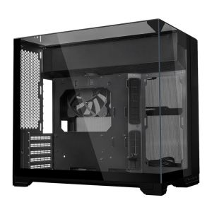 Gabinete Lian Li 011 Vision-M, Mini-Tower, Lateral de Vidro, Com 1 Fan, Preto, O11VMX-BLACK Gabinete Lian Li 011 Vision-M, Mini-Tower, Lateral de Vidro, Com 1 Fan, Preto, O11VMX-BLACK