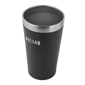 Copo Termico Pichau HR90, 473ml, Sem Tampa, Preto, PG-HR90-BL01 Copo Termico Pichau HR90, 473ml, Sem Tampa, Preto, PG-HR90-BL01