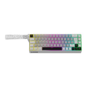 Teclado Magnetico Pcyes Gamma White Ghost, RGB, Switch Rapid Trigger, Branco, PMGMWG-317933 Teclado Magnetico Pcyes Gamma White Ghost, RGB, Switch Rapid Trigger, Branco, PMGMWG-317933