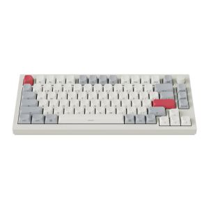 Teclado Mecânico Keychron Q1 Max, RGB, Tri-Mode, Layout 75%, Branco, Q1M-P3S Teclado Mecânico Keychron Q1 Max, RGB, Tri-Mode, Layout 75%, Branco, Q1M-P3S