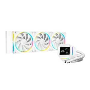 Water Cooler DeepCool LM360, ARGB, 360mm, Branco, R-LM360-WHDMMC-1 Water Cooler DeepCool LM360, ARGB, 360mm, Branco, R-LM360-WHDMMC-1