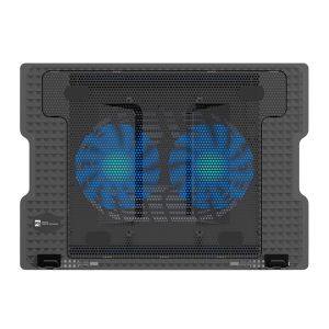 Base Para Notebook R8 C104, Ate 17 Pol, 2 Fans, Preto, R8-C104-BK Base Para Notebook R8 C104, Ate 17 Pol, 2 Fans, Preto, R8-C104-BK