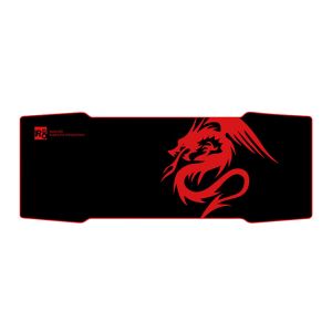 Mousepad Gamer R8 M-02, 800x300x3mm, Preto Com Costura Vermelha, R8-M02-BK Mousepad Gamer R8 M-02, 800x300x3mm, Preto Com Costura Vermelha, R8-M02-BK