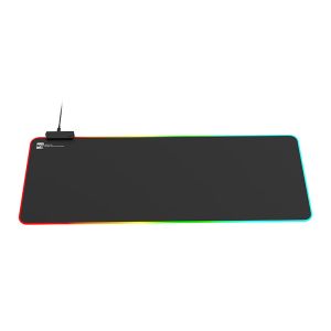 Mousepad R8 RS-03, RGB, Grande, 800x300x3mm, Preto, R8-RS03-BK Mousepad R8 RS-03, RGB, Grande, 800x300x3mm, Preto, R8-RS03-BK