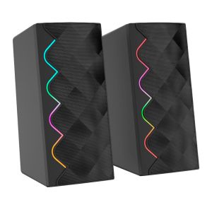 Caixa de Som R8 SP-12, 2x3W RMS, USB, Preto, R8-SP12-BK Caixa de Som R8 SP-12, 2x3W RMS, USB, Preto, R8-SP12-BK