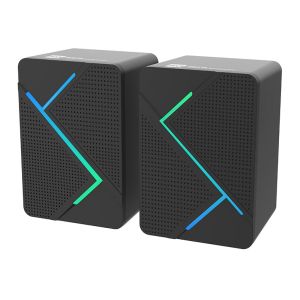 Caixa de Som R8, SP-13, 2x3W RMS, USB, Preto, R8-SP13-BK Caixa de Som R8, SP-13, 2x3W RMS, USB, Preto, R8-SP13-BK
