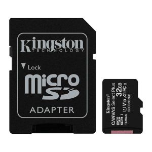 Cartao de Memoria Kingston 32GB Classe 10 Micro SDHC + Adaptador